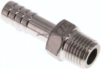Gewindetülle R 1/4"-9 (3/8")mm, 1.4408