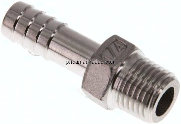 Gewindetülle R 1/4"-9 (3/8")mm, 1.4408