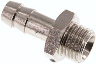 Gewindetülle G 1/4"-9 (3/8")mm, Messing vernickelt