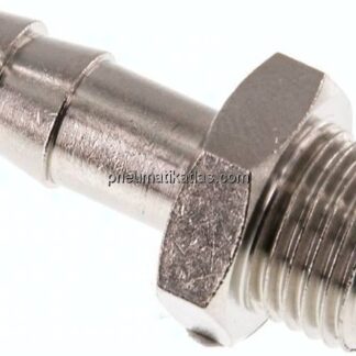 Gewindetülle G 1/4"-9 (3/8")mm, Messing vernickelt