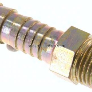 Gewindetülle G 1/4"-9 (3/8")mm, Stahl verzinkt