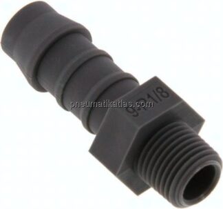 Gewindetülle R 1/8"-9 (3/8")mm, PA 6
