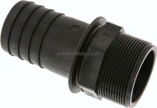 Gewindetülle G 2"-50 (2")mm, Polypropylen (schwarz)