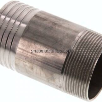 Gewindetülle ohne Bund R 2"-60mm, 1.4571