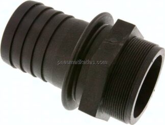 Gewindetülle G 3"-76 (3")mm, Polypropylen (schwarz)