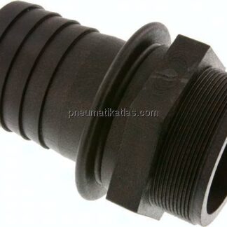 Gewindetülle G 3"-76 (3")mm, Polypropylen (schwarz)