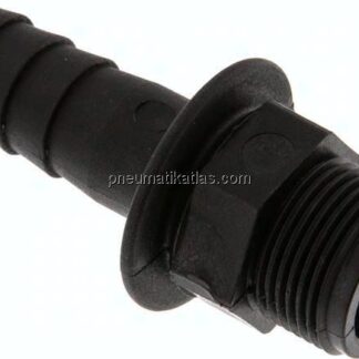 Gewindetülle G 3/4"-19 (3/4")mm, Polypropylen (schwarz)