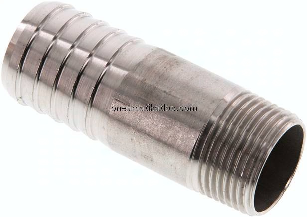 Gewindetülle ohne Bund R 3/4"-25 (1")mm, 1.4571