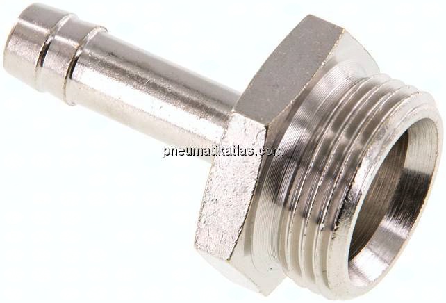 Gewindetülle G 3/4"-9 (3/8")mm, Messing vernickelt