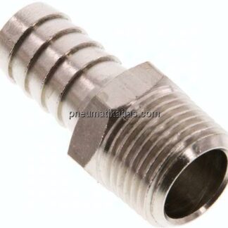 Gewindetülle R 3/8"-12mm, Messing vernickelt