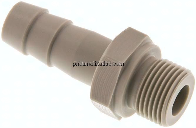 Gewindetülle G 3/8"-12mm, Polypropylen (beige)