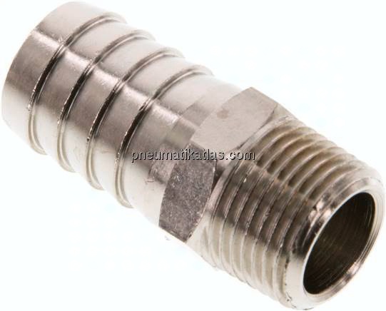 Gewindetülle R 3/8"-16 (5/8")mm, Messing vernickelt