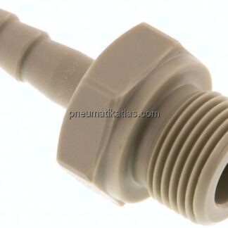 Gewindetülle G 3/8"-6 (1/4")mm, Polypropylen (beige)