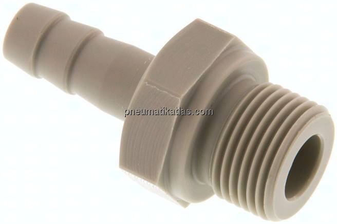 Gewindetülle G 3/8"-8 (5/16")mm, Polypropylen (beige)