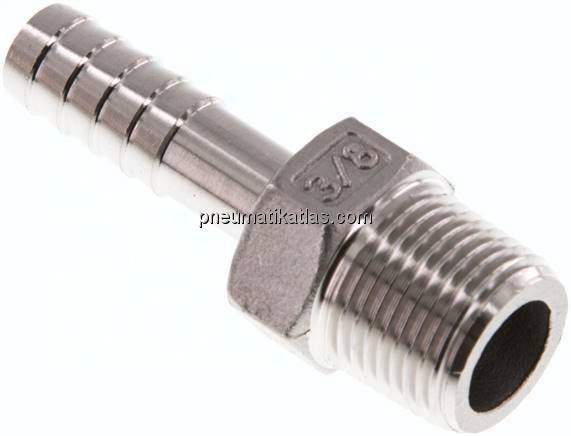 Gewindetülle R 3/8"-9 (3/8")mm, 1.4408