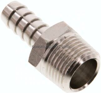 Gewindetülle R 3/8"-9 (3/8")mm, Messing vernickelt