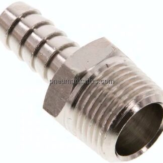 Gewindetülle R 3/8"-9 (3/8")mm, Messing vernickelt