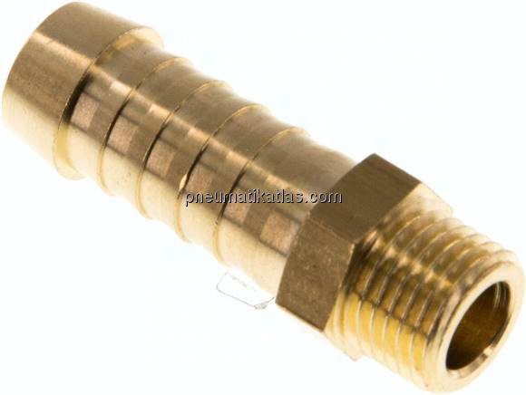 Gewindetülle M 10x1-9 (3/8")mm, Messing