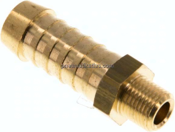 Gewindetülle M 8x0,75-9 (3/8")mm, Messing
