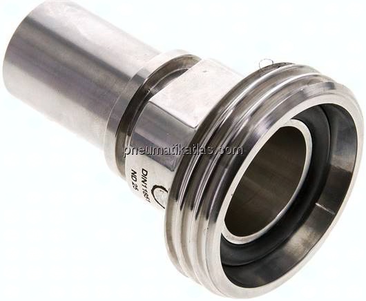 Schlauchgewindestutzen (Milchgew.) Rd 52 x 1/6"-25 (1")mm