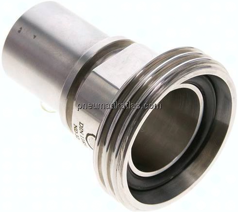 Schlauchgewindestutzen (Milchgew.) Rd 58 x 1/6"-32 (1-1/4")mm