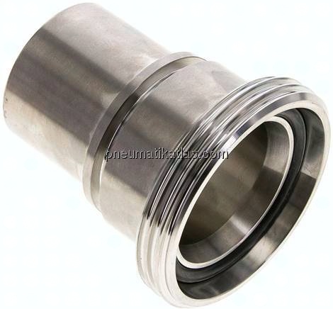Schlauchgewindestutzen (Milchgew.) Rd 78 x 1/6"-50 (2")mm