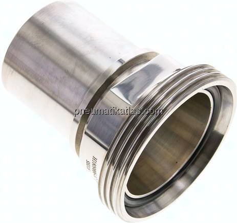 Schlauchgewindestutzen (Milchgew.) Rd 95 x 1/6"-65 (2-1/2")mm