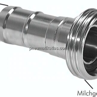 Schlauchgewindestutzen (Milchgew.) Rd 110 x 1/4"-80mm