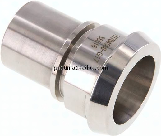 Schlauchkegelstutzen (Milchgew.) 56mm Kegel-38 (1-1/2")mm