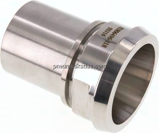 Schlauchkegelstutzen (Milchgew.) 86mm Kegel-63 (2-1/2")mm