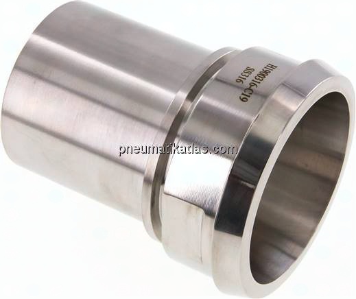 Schlauchkegelstutzen (Milchgew.) 100mm Kegel-75 (3")mm