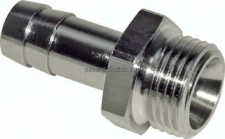 Gewindetülle G 1/8"-8 (5/16")mm, Messing vernickelt