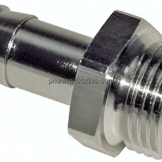 Gewindetülle G 1/8"-8 (5/16")mm, Messing vernickelt