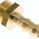 Steckanschluss G 1/2" AG, Messing, 9,5mm GSP-Schlauch