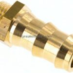 Steckanschluss G 1/4" AG, Messing, 12,7mm GSP-Schlauch