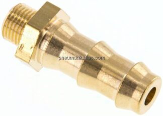 Steckanschluss G 1/8" AG, Messing, 9,5mm GSP-Schlauch