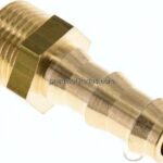 Steckanschluss G 3/8" AG, Messing, 9,5mm GSP-Schlauch
