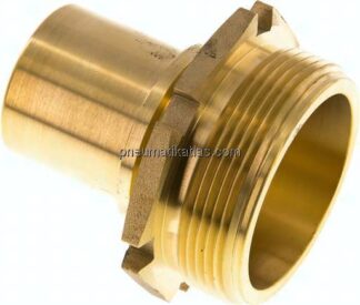 Gewindetülle, EN14420-5 G 2"-38 (1-1/2")mm, Messing