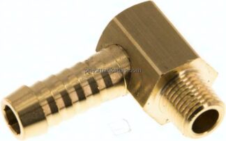 Winkel-Gewindetülle M 10x1 (konisch)-9 (3/8")mm, Messing