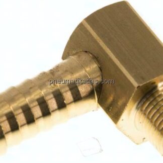 Winkel-Gewindetülle M 10x1 (konisch)-9 (3/8")mm, Messing