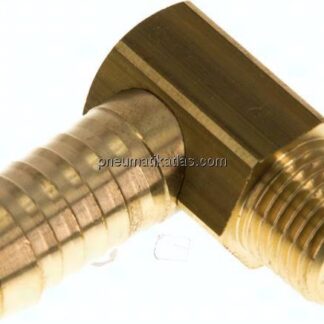 Winkel-Gewindetülle M 14x1,5 (konisch)-13 (1/2")mm, Messing