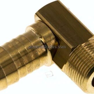 Winkel-Gewindetülle M 24x1,5 (konisch)-19 (3/4")mm, Messing