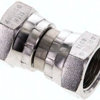 Gerader Verbinder 60°-Konus, G 1/2"-G 1/2", 1.4571