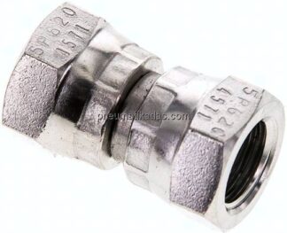 Gerader Verbinder 60°-Konus, G 1/4"-G 1/4", 1.4571