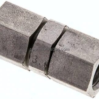 Gerader Verbinder 60°-Konus, G 1/8"-G 1/8", 1.4571