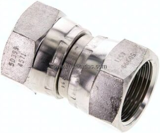 Gerader Verbinder 60°-Konus, G 3/4"-G 3/4", 1.4571
