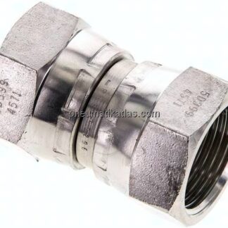 Gerader Verbinder 60°-Konus, G 3/4"-G 3/4", 1.4571