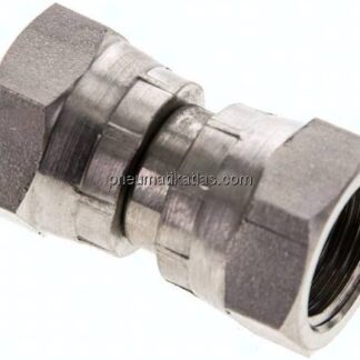Gerader Verbinder 60°-Konus, G 3/8"-G 3/8", 1.4571
