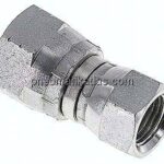 Gerader Verbinder JIC, UNF 3/4"-16-UNF 9/16"-18