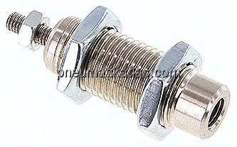 Einschraub-Pneumatikzylinder Kolben 6mm, 10mm Hub
